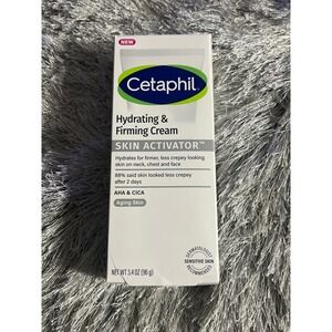 Cetaphil Hydrating & Firming Cream Skin‎ Activator AHA & CICA 3.4 oz Aging Skin
